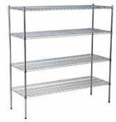Atlas Chrome Shelf Racking Set C image