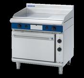 Blue Seal Evolution Series GPE506 - 900mm Gas Griddle Electric Static Oven Range