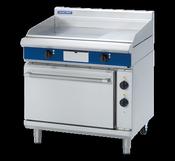 Blue Seal Evolution Series EP506 - 900mm Electric Griddle Static Oven Range