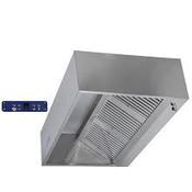 Mastro Wall-mounted cubic hood canopy with motor, lighting and speed governor, 1100 mm deep image