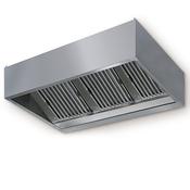 Mastro Wall-mounted cubic hood canopy with integrated lighting, 1100 mm deep image