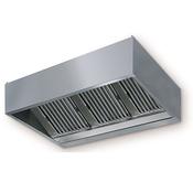 ​Mastro Wall-mounted cubic hood canopy with integrated lighting, 1200 mm deep image