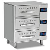 Mastro Drawer warmers, 3 drawers of GN 1/1