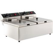 COMBISTEEL ELECTRIC COUNTER FRYER 2X6 L image