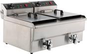 COMBISTEEL ELECTRIC COUNTER FRYER 2X8 L image