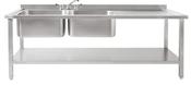 Atlas DBRD1800 Double Bowl Sink image