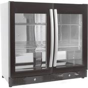 COMBISTEEL BACKBAR COOLER BLACK 2 FULL GLASS DOORS image