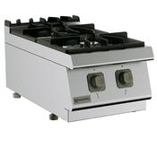 Mastro Gas hob, tabletop model, 2 burners