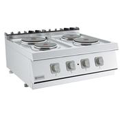 Mastro Electric hob, tabletop model, 4 round plates