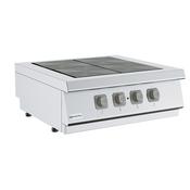 Mastro Electric hob with 4 tilting plates each 3 kW, tabletop