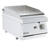 Mastro 700 Gas griddle plate, tabletop model, smooth chromed plate 