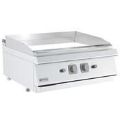 Mastro 700 Gas griddle plate, tabletop model, smooth chromed plate 