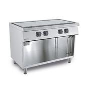 Mastro 700 Electric teppanyaki on open cabinet, 2 zones 