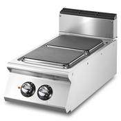 Virtus Electric range, top version, 2 square hot plates 