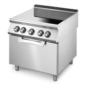 Virtus Ceramic plate on static electric oven GN 2/1, 4 cooking zones