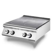 Virtus Electric solid top, top version, 4 cooking zones