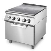 Virtus Electric solid top on static electric oven GN 2/1, 4 cooking zones image