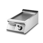 Virtus Gas griddle, top version, ribbed chromed plate