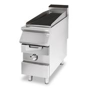 Virtus Gas grill, cooking zone in stainless steel, meat/fish image