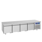 Virtus refrigerated undercounter with 4 drawers 1/1 for cooking hobs 700, w=2200 mm