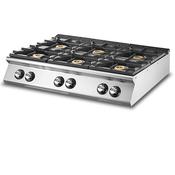 Virtus Gas range with 6 burners, pressed working top image