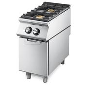 Virtus Gas range with 2 burners on closed cabinet, pressed working top image
