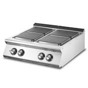 Virtus Electric range, top version, 4 square hot plates