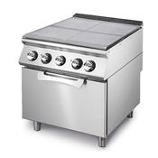 Virtus Electric solid top on static electric oven GN 2/1, 4 cooking zones image