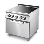Virtus Ceramic plate on static electric oven GN 2/1, 4 cooking zones