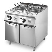 Virtus Gas pasta cooker, 2 GN 1/1 wells, capacity 2x 40 litres