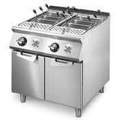 Virtus Electric pasta cooker, 2 GN 1/1 wells, capacity 2x 40 litres, fixed heating elements