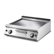 Virtus Gas griddle, top version, smooth chromed plate