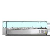 Tefcold 5 Pan + Glass Canopy