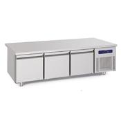 Virtus refrigerated undercounter with 3 drawers 1/1 for cooking hobs 900, w=1600 mm