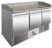 Atosa Three Door Granite Worktop Fridge