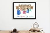 Family Coat Print | Personalised Picture