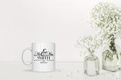 Personalised Mr. &amp;amp; Mrs. Mug 10 oz./11 oz.