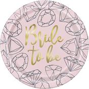 Bride To Be Plates