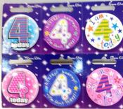 Birthday Badge - 4th