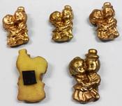Golden Bride and Groom Favour