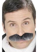 Squadron Leader Moustache - Grey