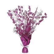Balloon weight centrepiece 80th birthday