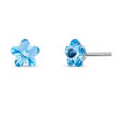 Classic Flower Earrings 10mm image