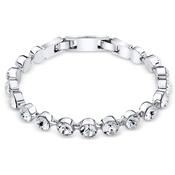 Clear Crystal Tennis Bracelet