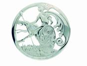 Silver Warrior Brooch