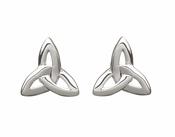 Silver Tinity Knot Earrings