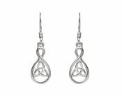 Trinity Knot Drop Earrings