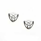 Small Triangle Trinity Studs