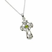 Jade Set Celtic Cross