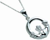 Heavy Claddagh Pendant